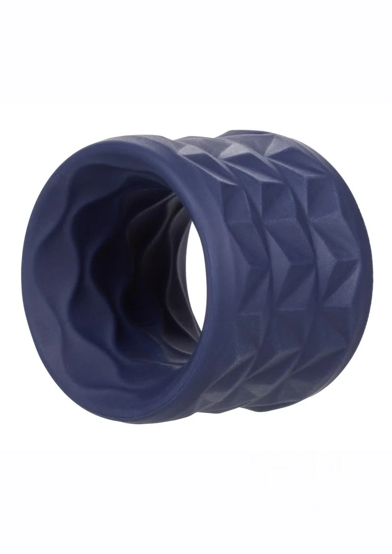 Viceroy Reverse Endurance Ring Silicone Cock Ring - Blue - Image 2