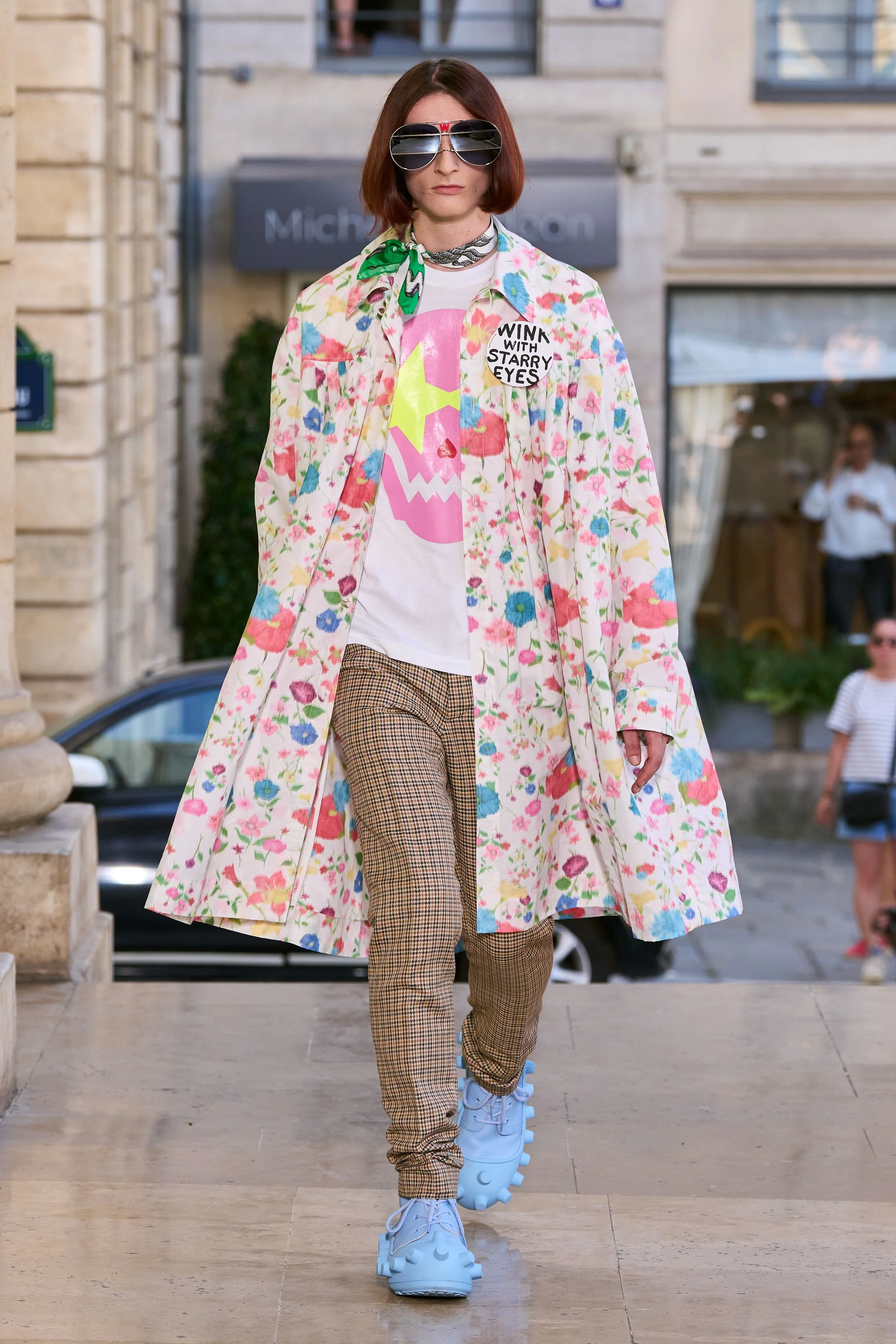 WALTER VAN BEIRENDONCK brutal pilot sunglasses - black mirror - Image 4