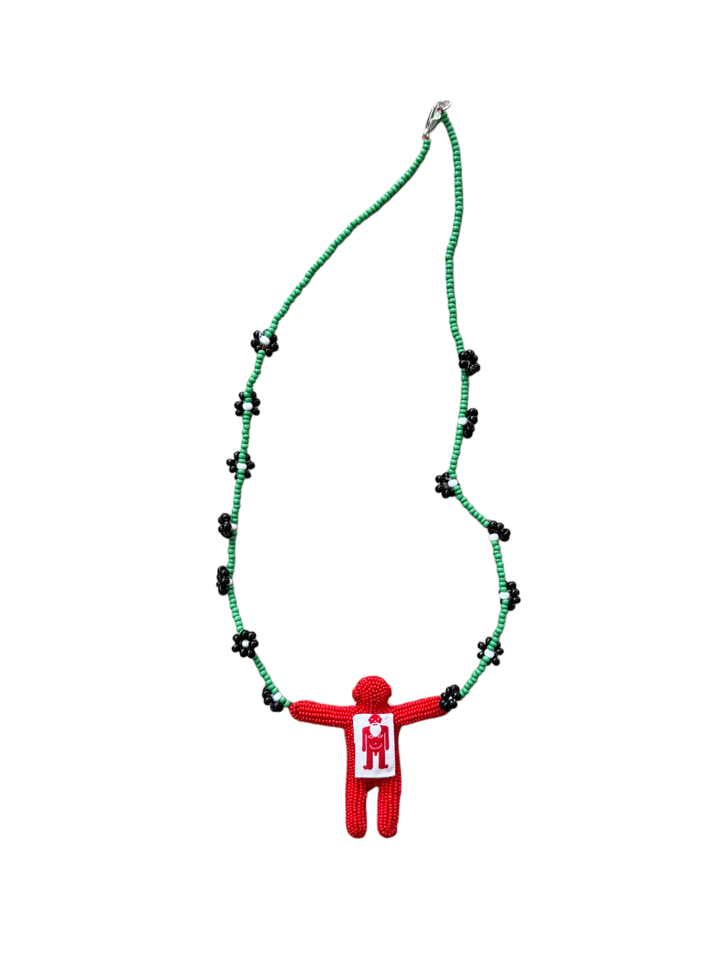 Walter Van Beirendonck Daisy Necklace Black - Image 3