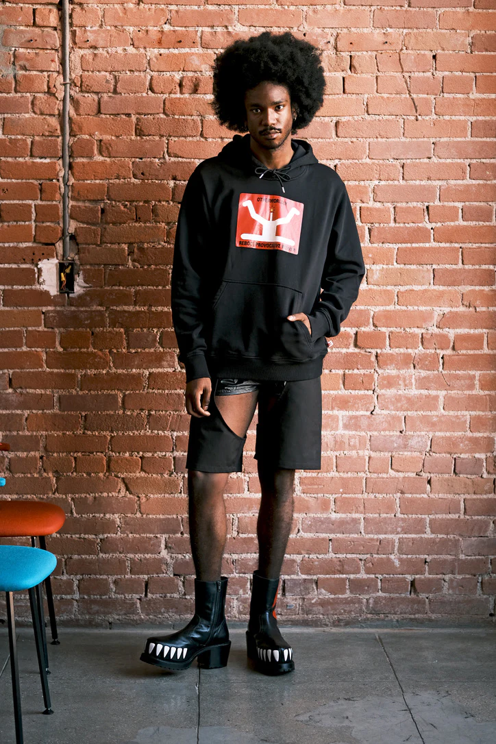 WALTER VAN BEIRENDONCK FW22 CANDLE HOODIE - Image 8