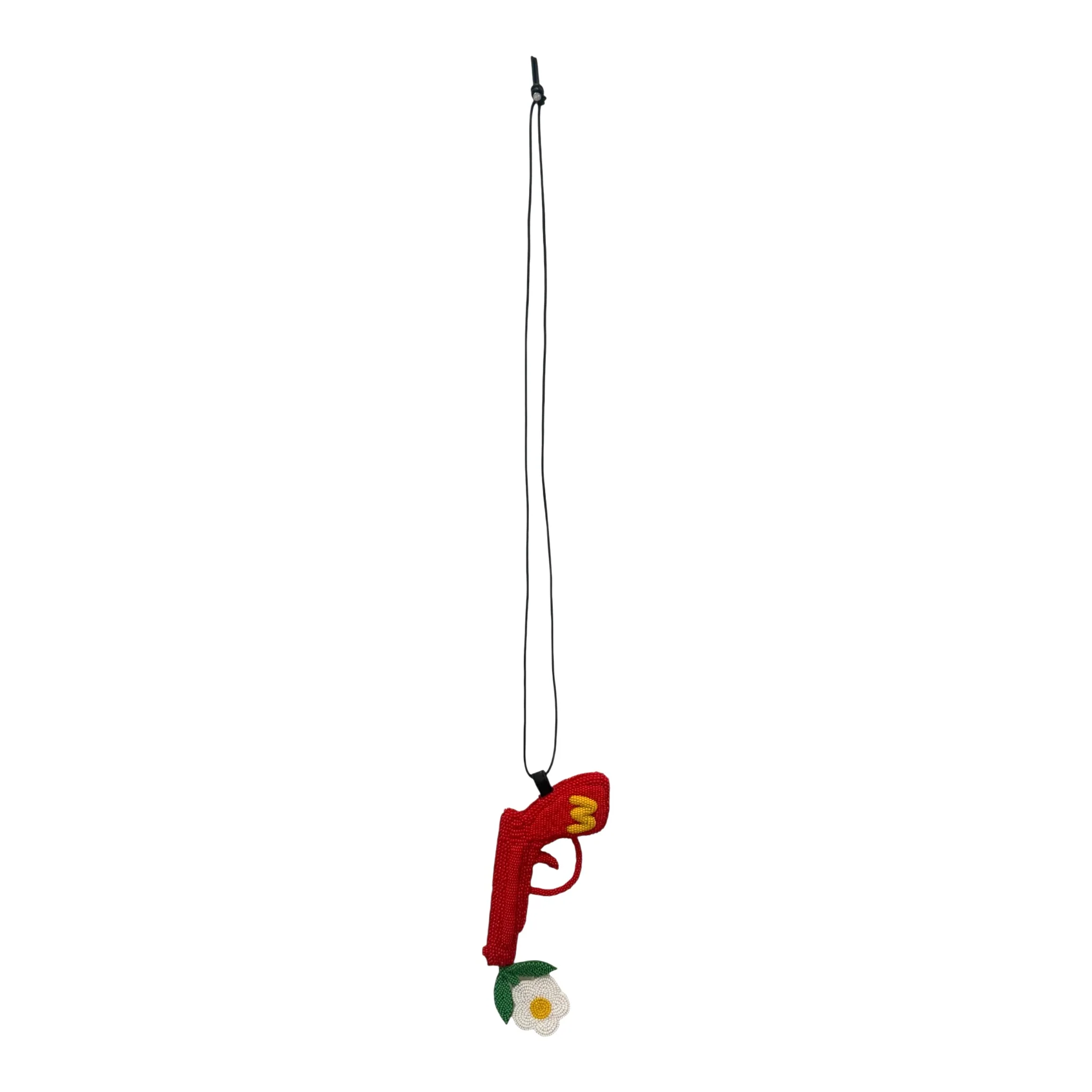 Walter Van Beirendonck peace Gun Necklace - Red - Image 3