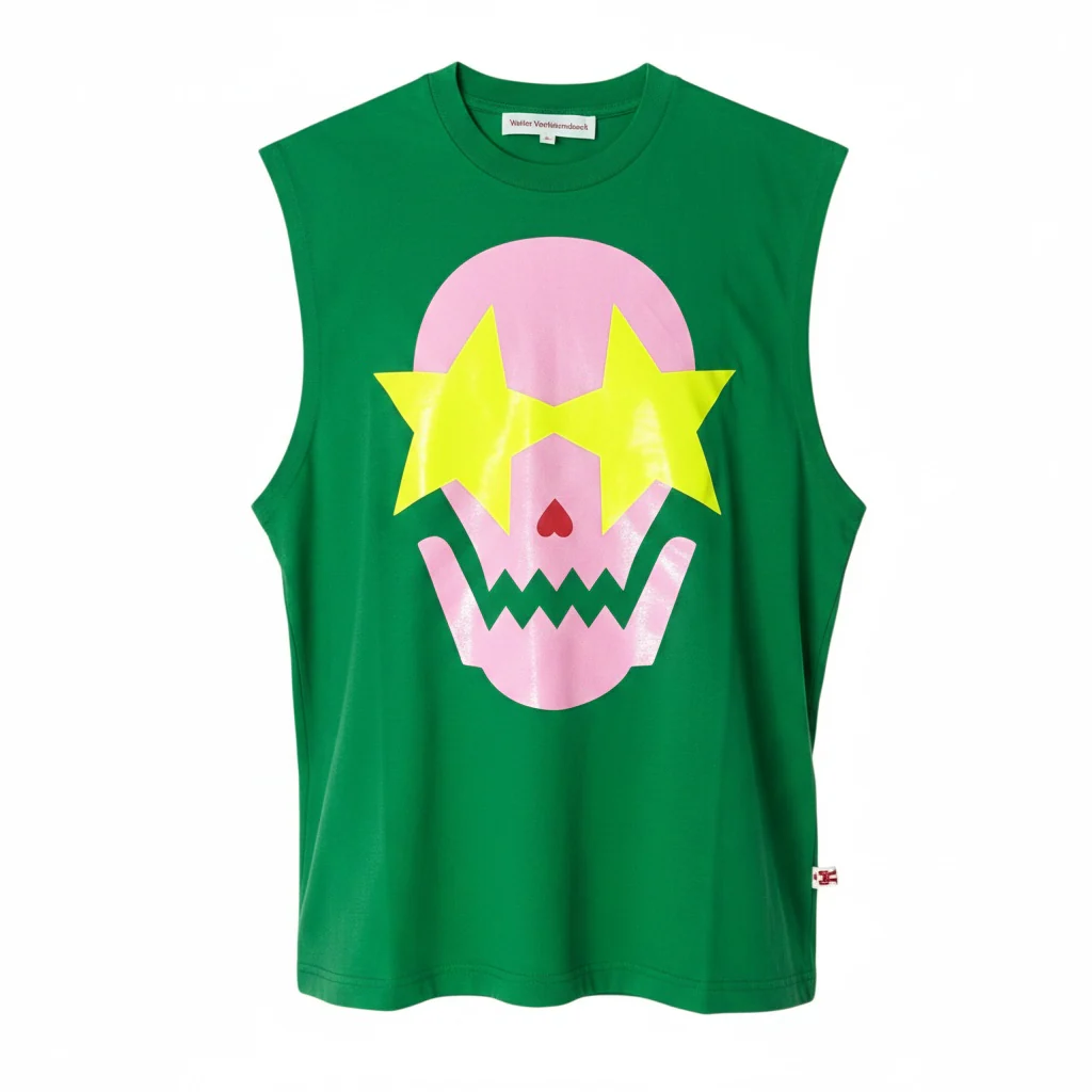 WALTER VAN BEIRENDONCK Starry Eyes Muscle Tank - Image 4