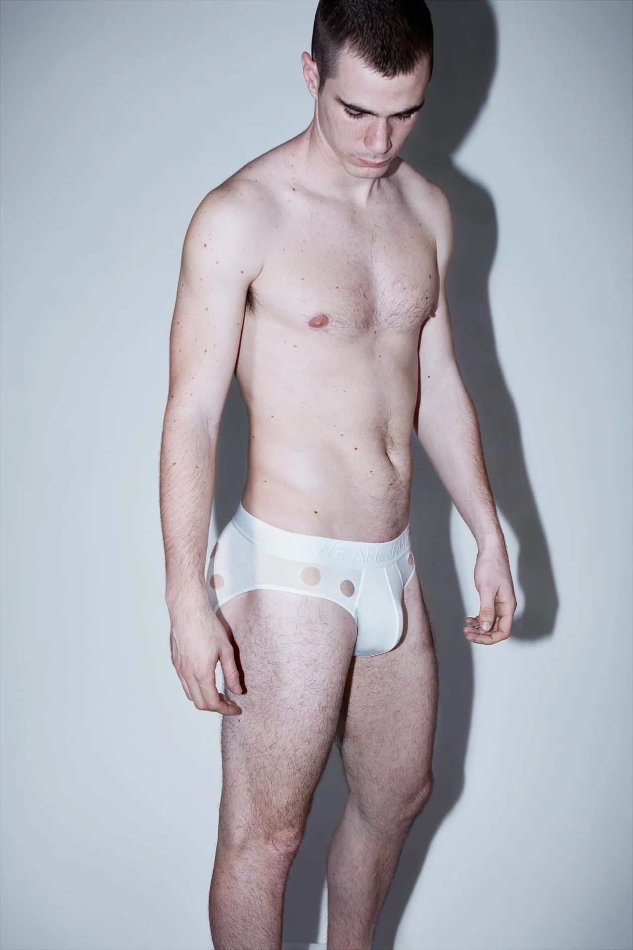 WE ARE SPASTOR WHITE BRIEF W/ HOLES - Image 9