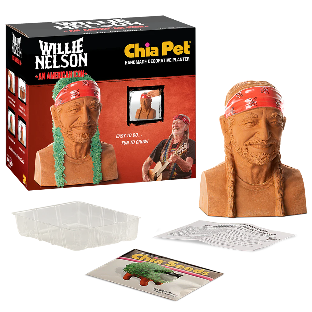 WILLIE NELSON CHIA PET