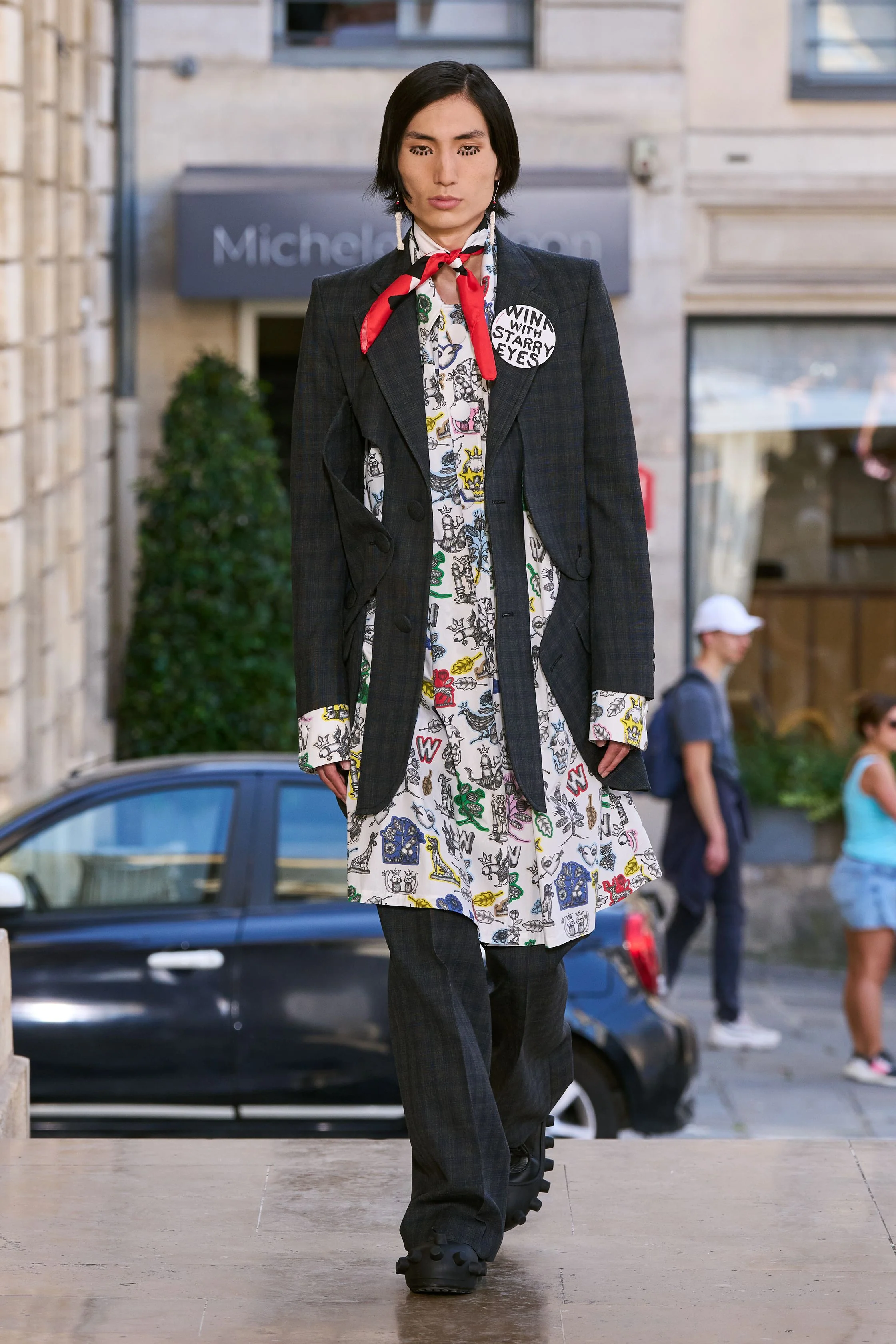 Wink With Starry Eyes Maxi Button by Walter Van Beirendonck - Image 3