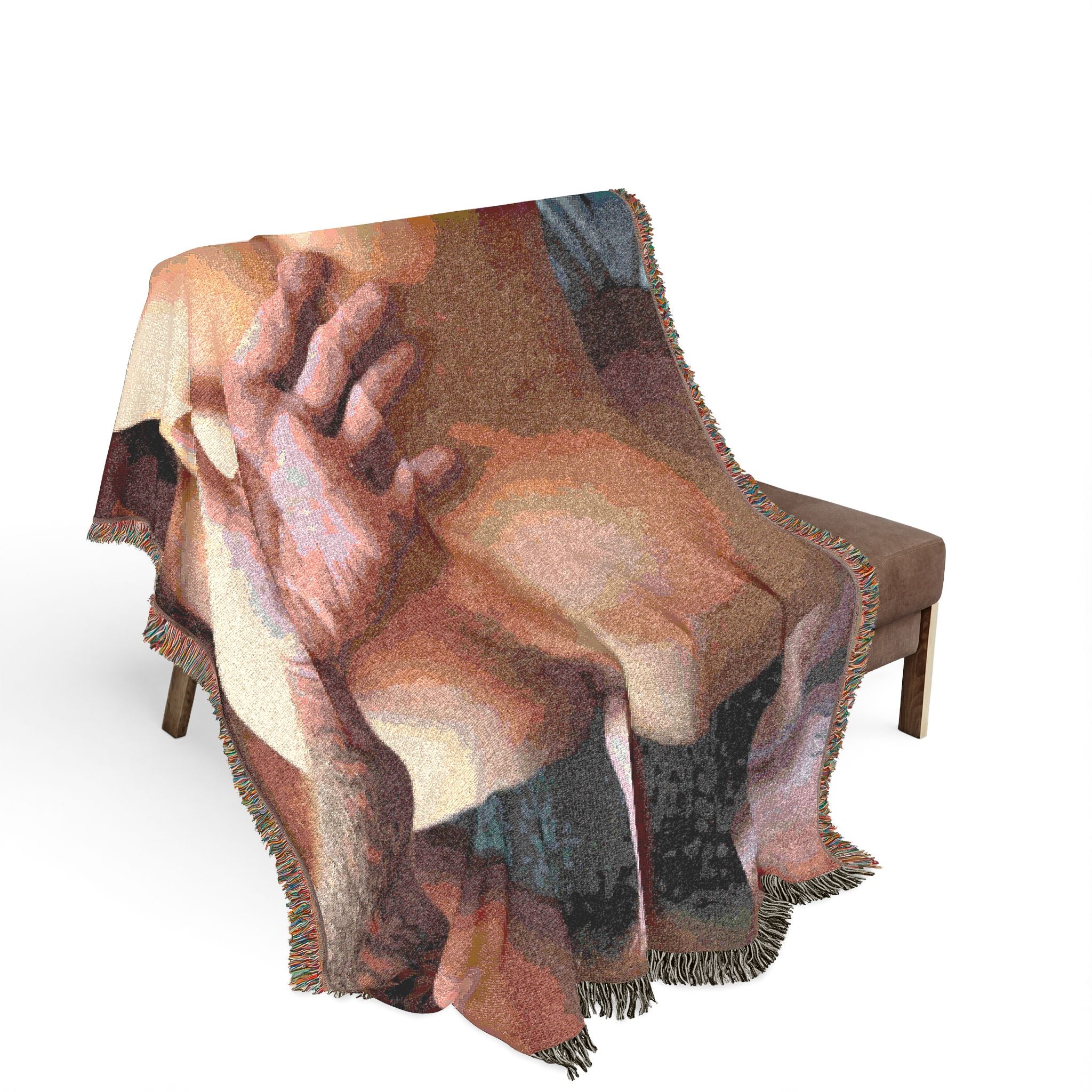 ANONYMOUS #1 Woven Blanket bY CULTUREEDIT - Image 10