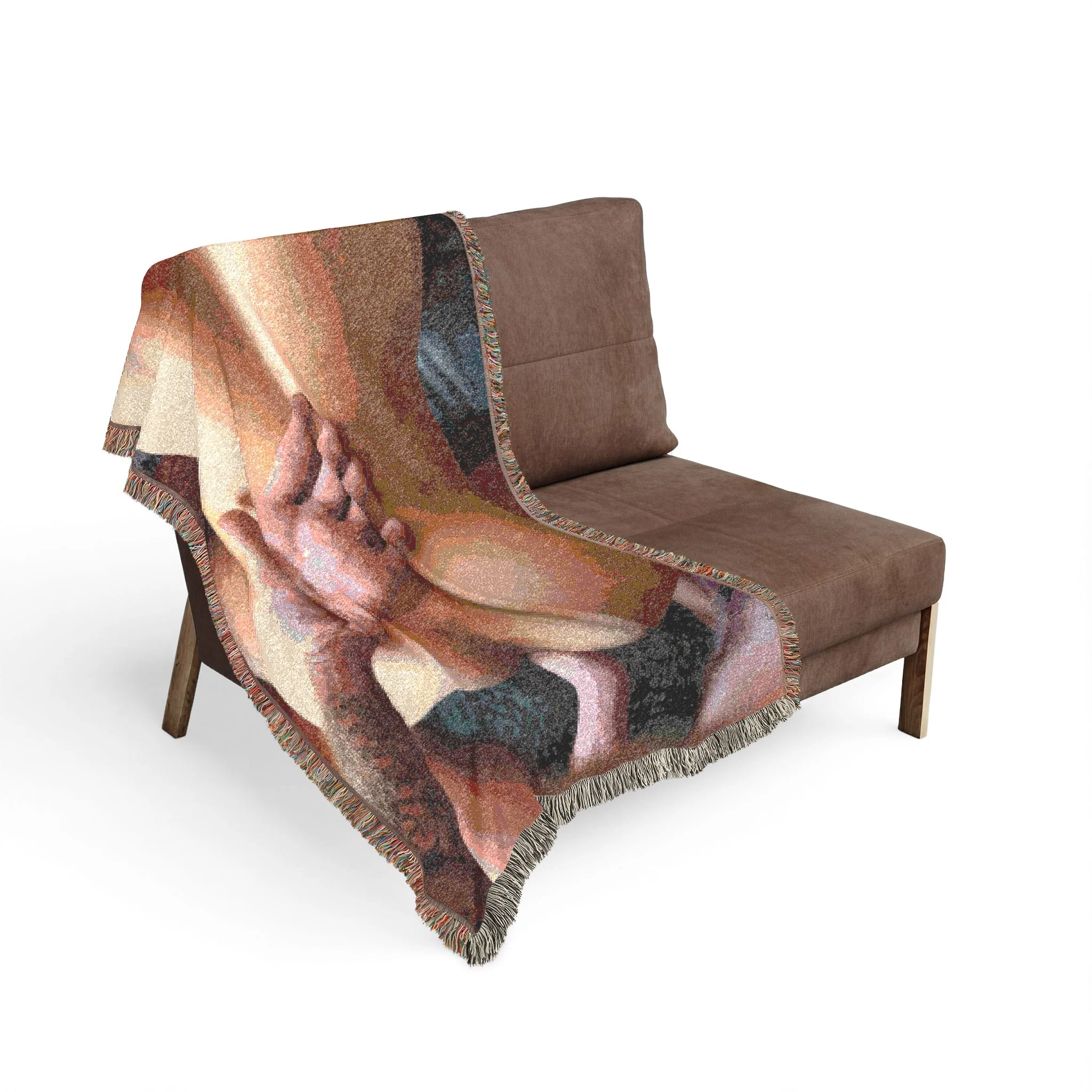 ANONYMOUS #1 Woven Blanket bY CULTUREEDIT - Image 4