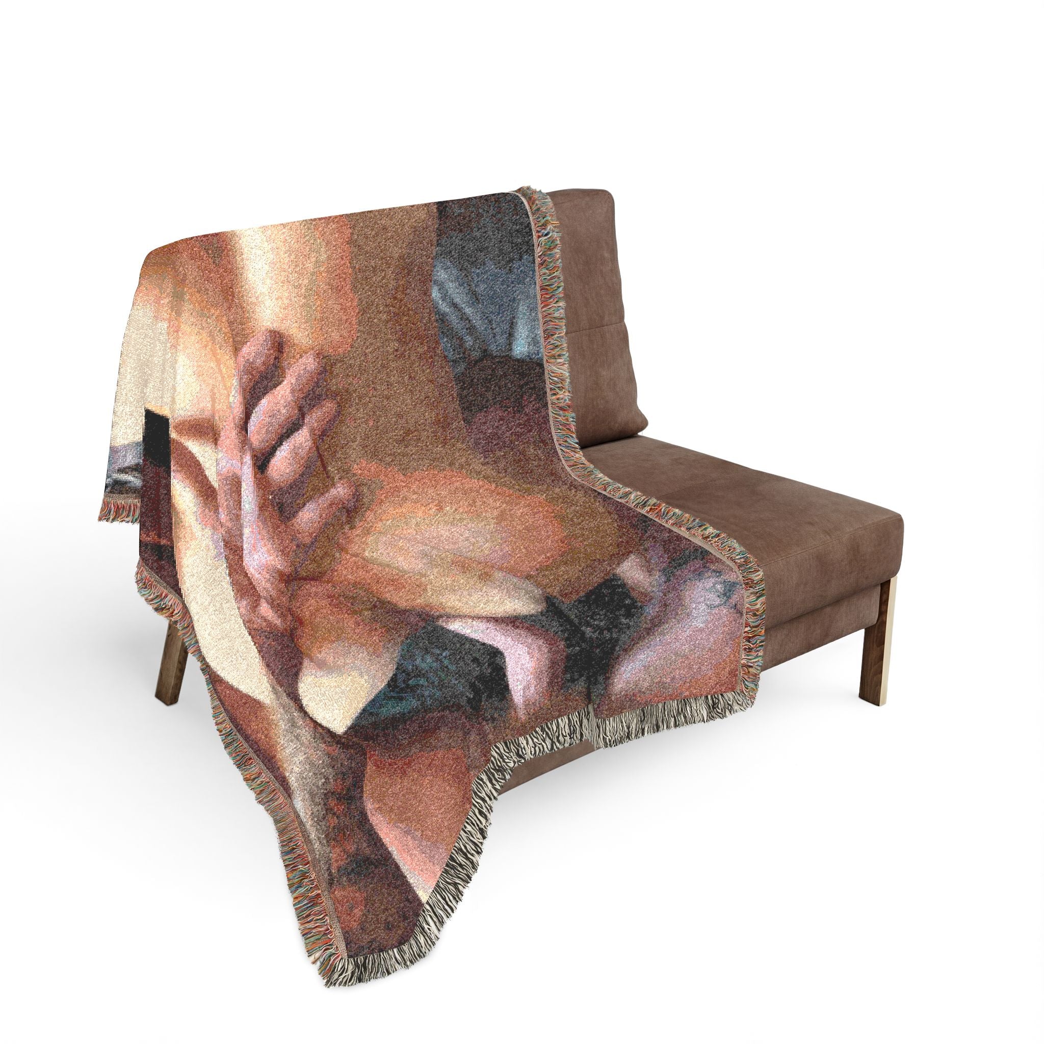 ANONYMOUS #1 Woven Blanket bY CULTUREEDIT - Image 7