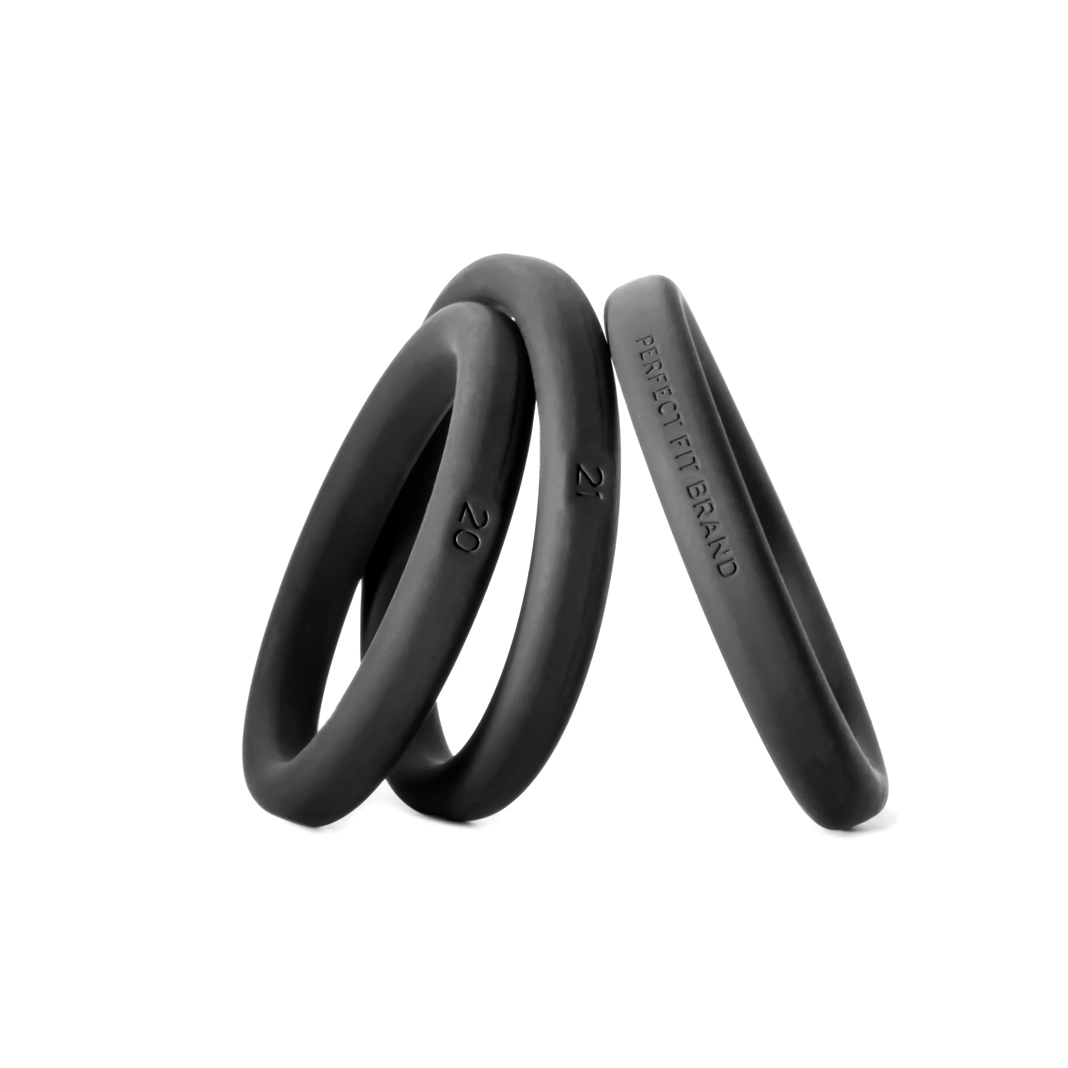 Xact-Fit Cock Rings sz 2.0- 2.1" set of 3 by Perfect Fit - Image 5