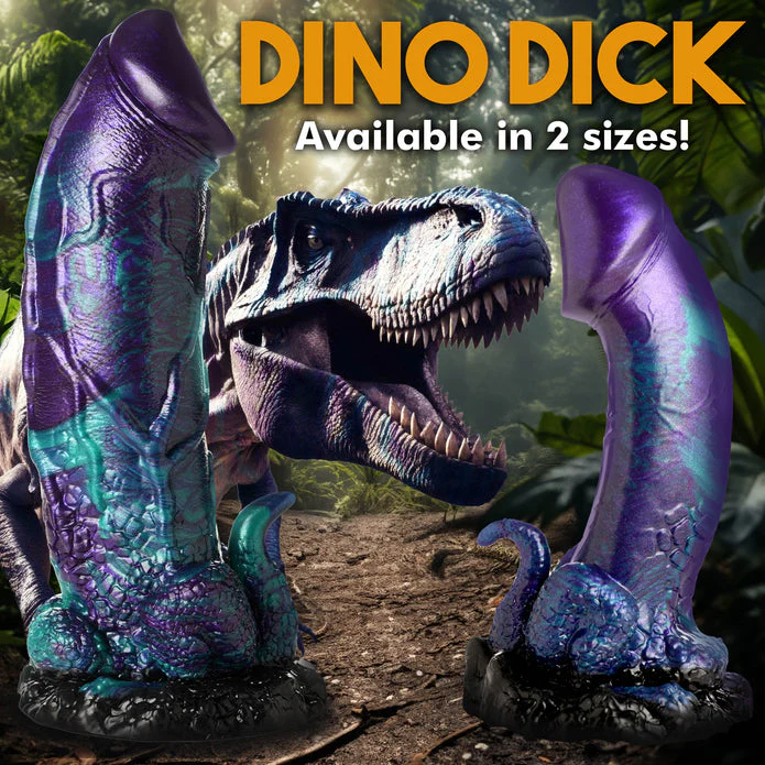XL Dino Dick Dinosaur Silicone Dildo - Image 8
