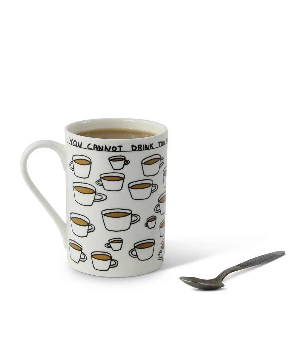 You Cannot Drink Too Much Tea Mug by David Shrigley x Third Drawer Down - Image 2